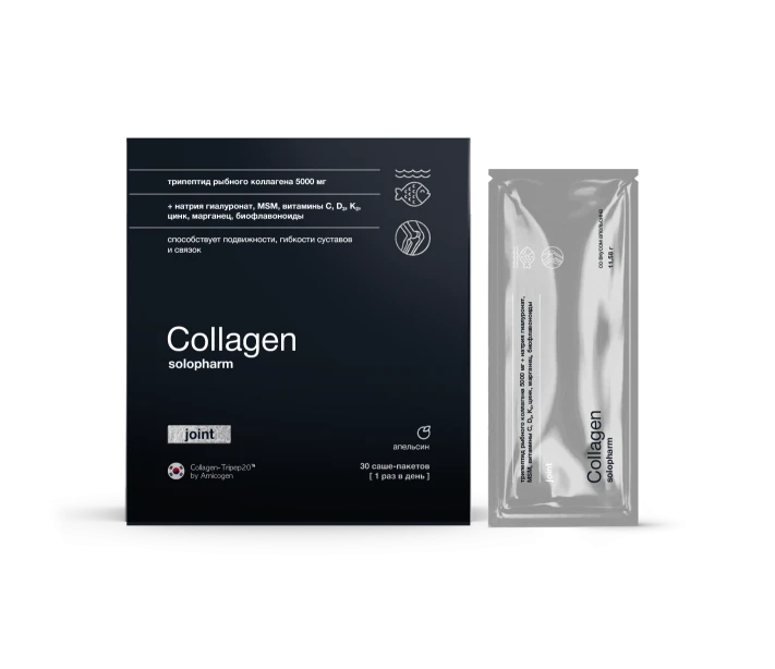 Фото Препарат Collagen solopharm joint Саше-пакеты №30 - Solopharm