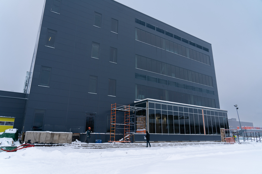 Photo: Let there be light! A new Solopharm plant connected to the electrical grid