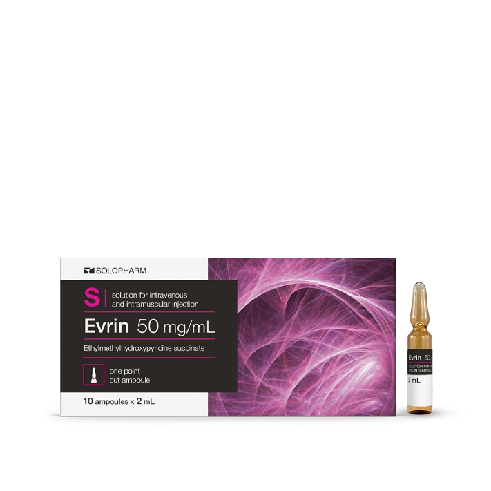 Photo Product Evrin 2 ml ampules 50 mg/ml No.10 - Solopharm