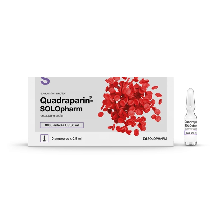 Photo Product Quadraparin-SOLOpharm 8,000 anti-Xa IU ampule - Solopharm