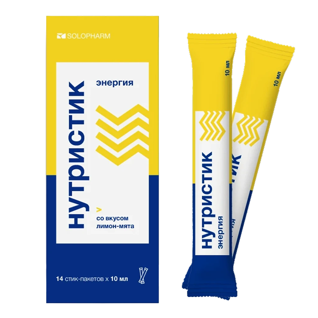 Фото Препарат Нутристик Энергия Стик-пакеты 10 мл №14 - Solopharm