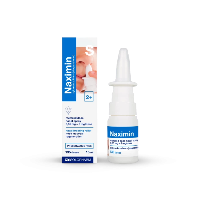 Photo Product Naximin 0.05 mg + 5 mg/dose 15 ml spray - Solopharm