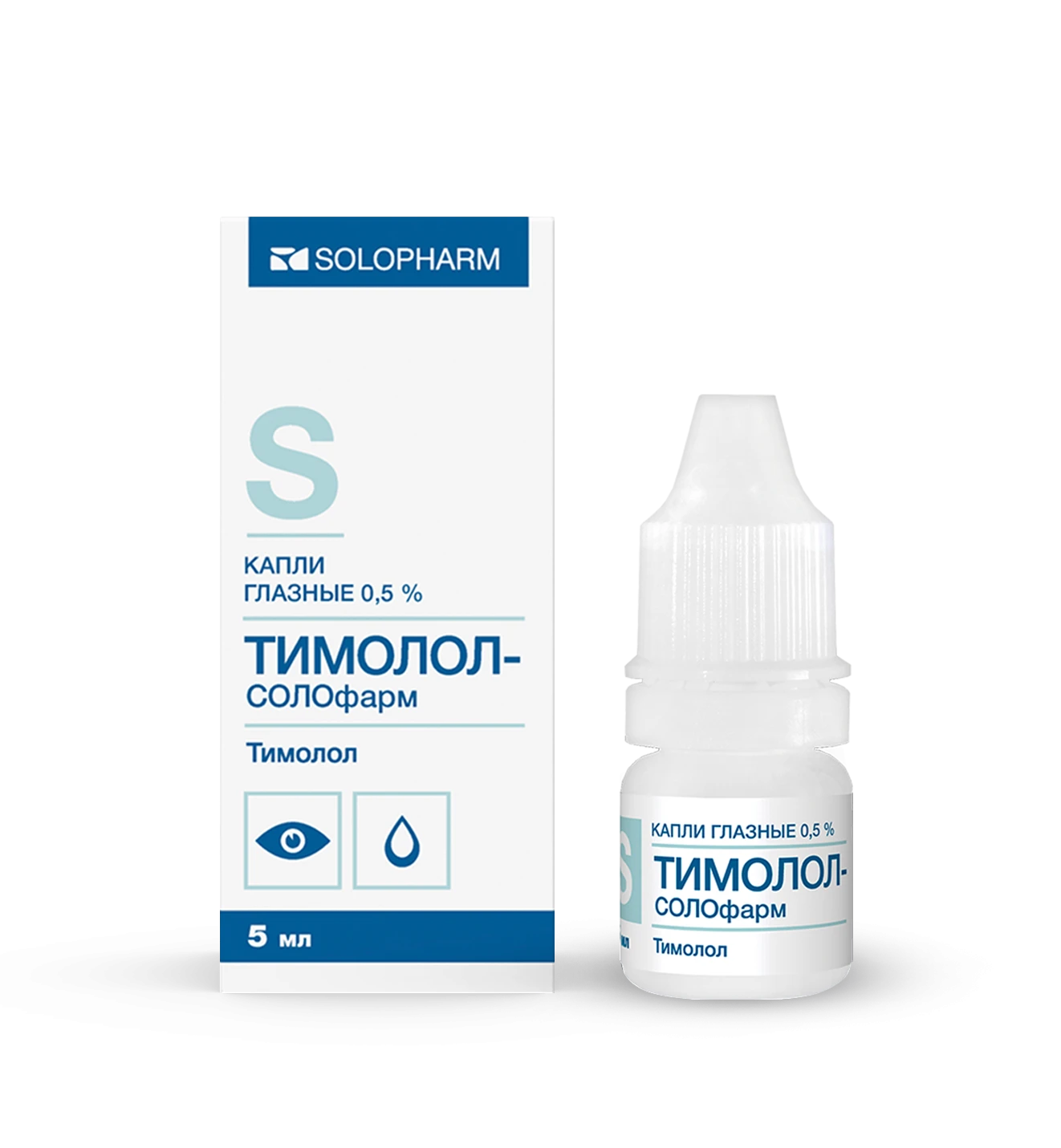 Фото Препарат Тимолол-СОЛОфарм 0,5% Мультидоза - Solopharm