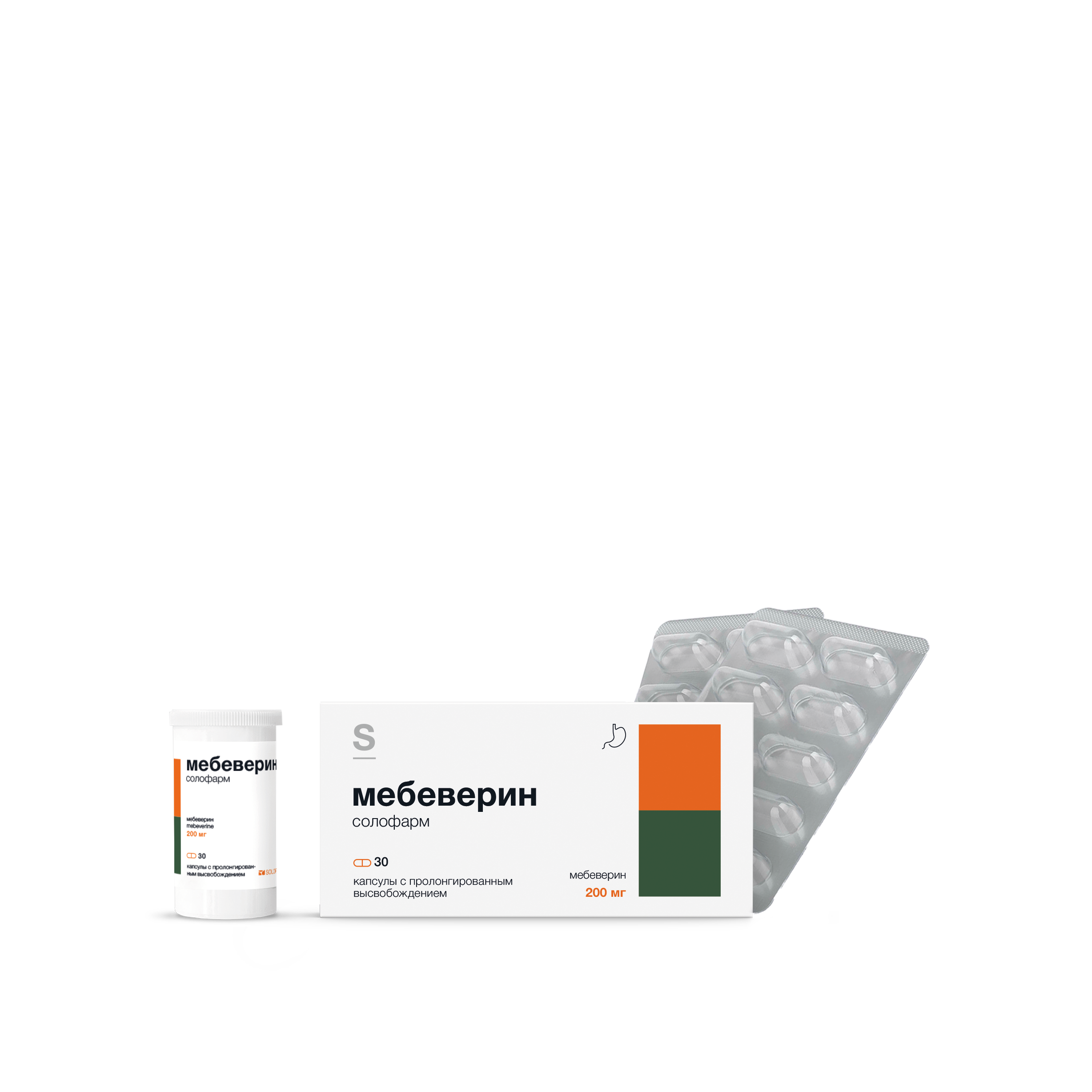 Фото Препарат Мебеверин Солофарм - Solopharm