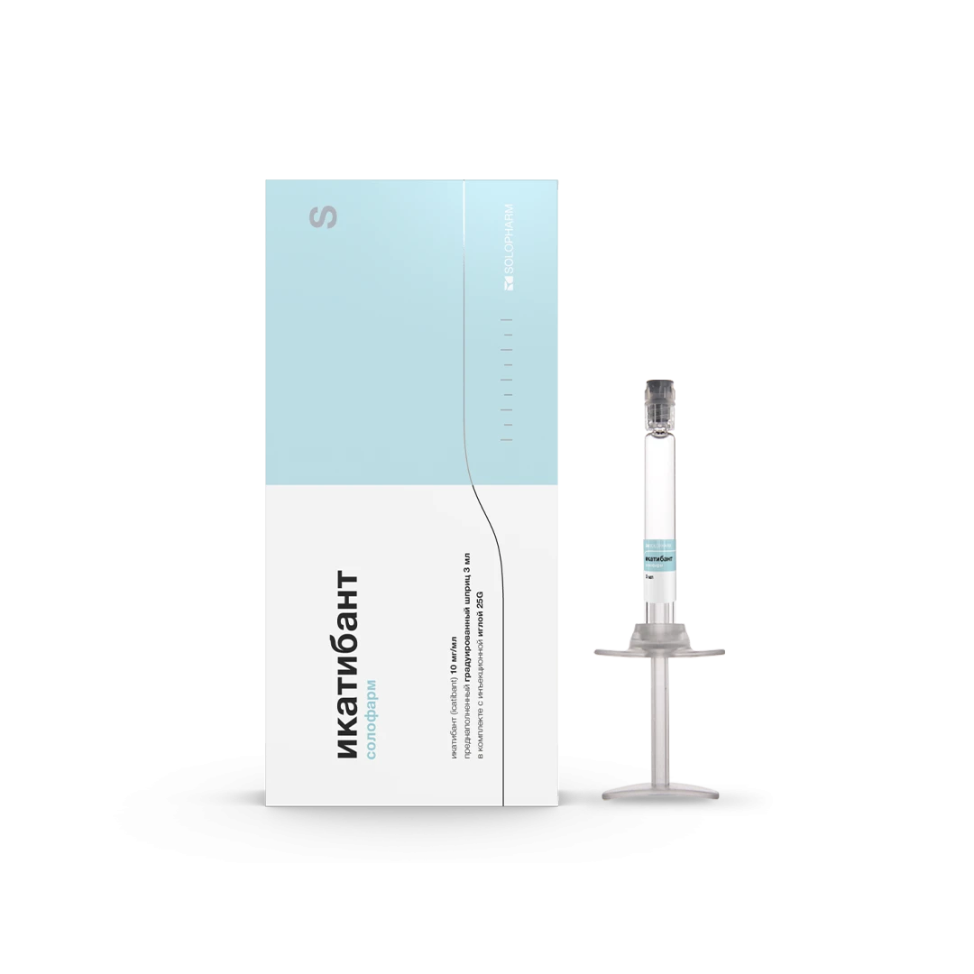 Фото Препарат Икатибант солофарм шприц 3 мл, №1  10 мг/мл - Solopharm