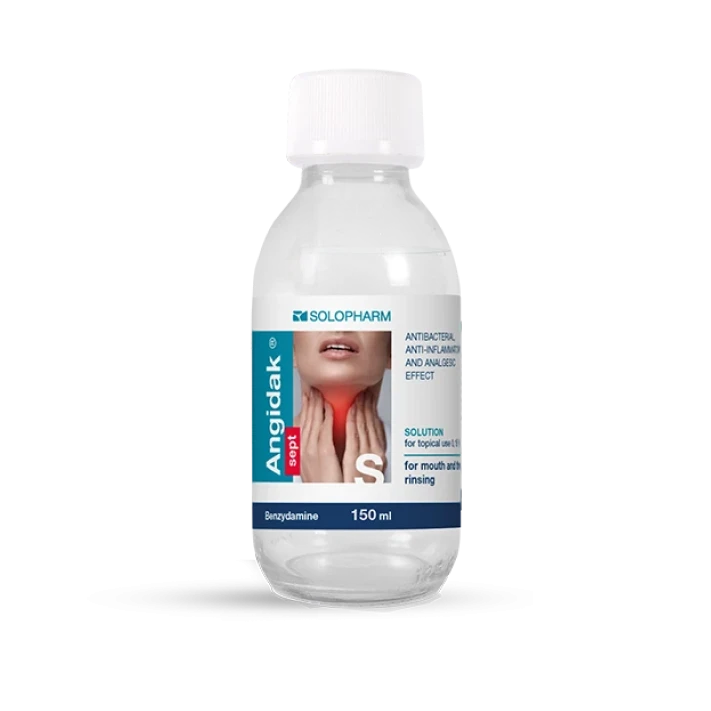 Photo Product Angidak® sept 0.15% solution, 150 ml - Solopharm
