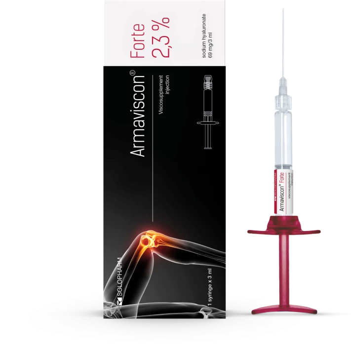 Photo Product Armaviscon Forte 2.3% prefilled syringe No.1 - Solopharm