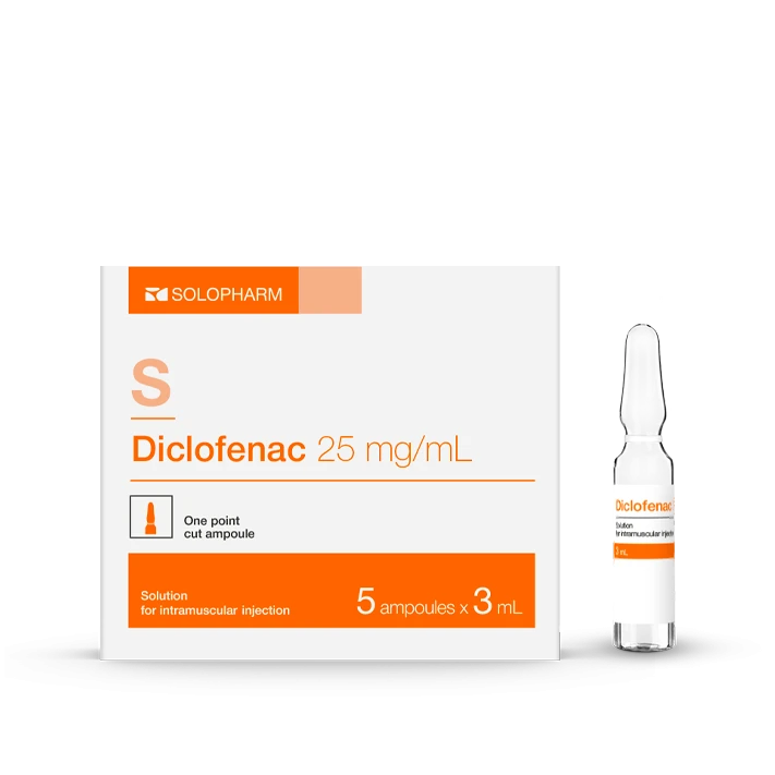Photo Product Diclofenac-SOLOpharm Solution 25 mg/ml - Solopharm