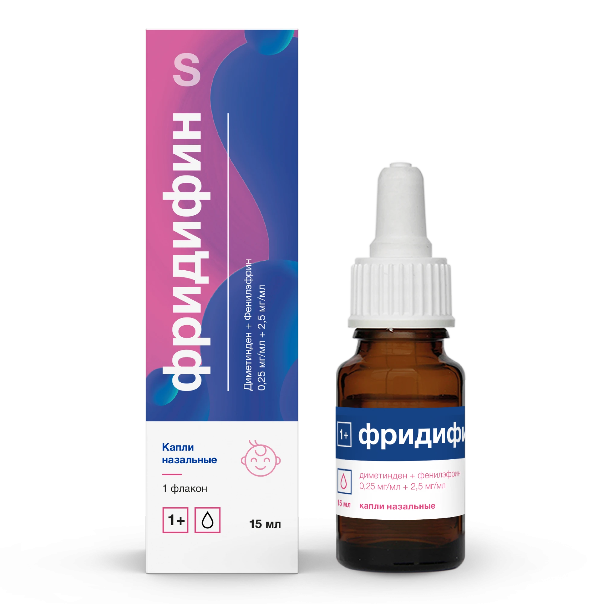 Фото Препарат Фридифин капли «Капли 1+» - Solopharm