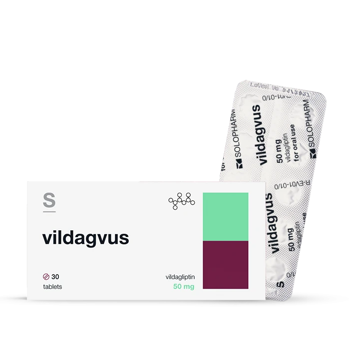 Photo Product Vildagvus Tablets 50 mg №30 - Solopharm