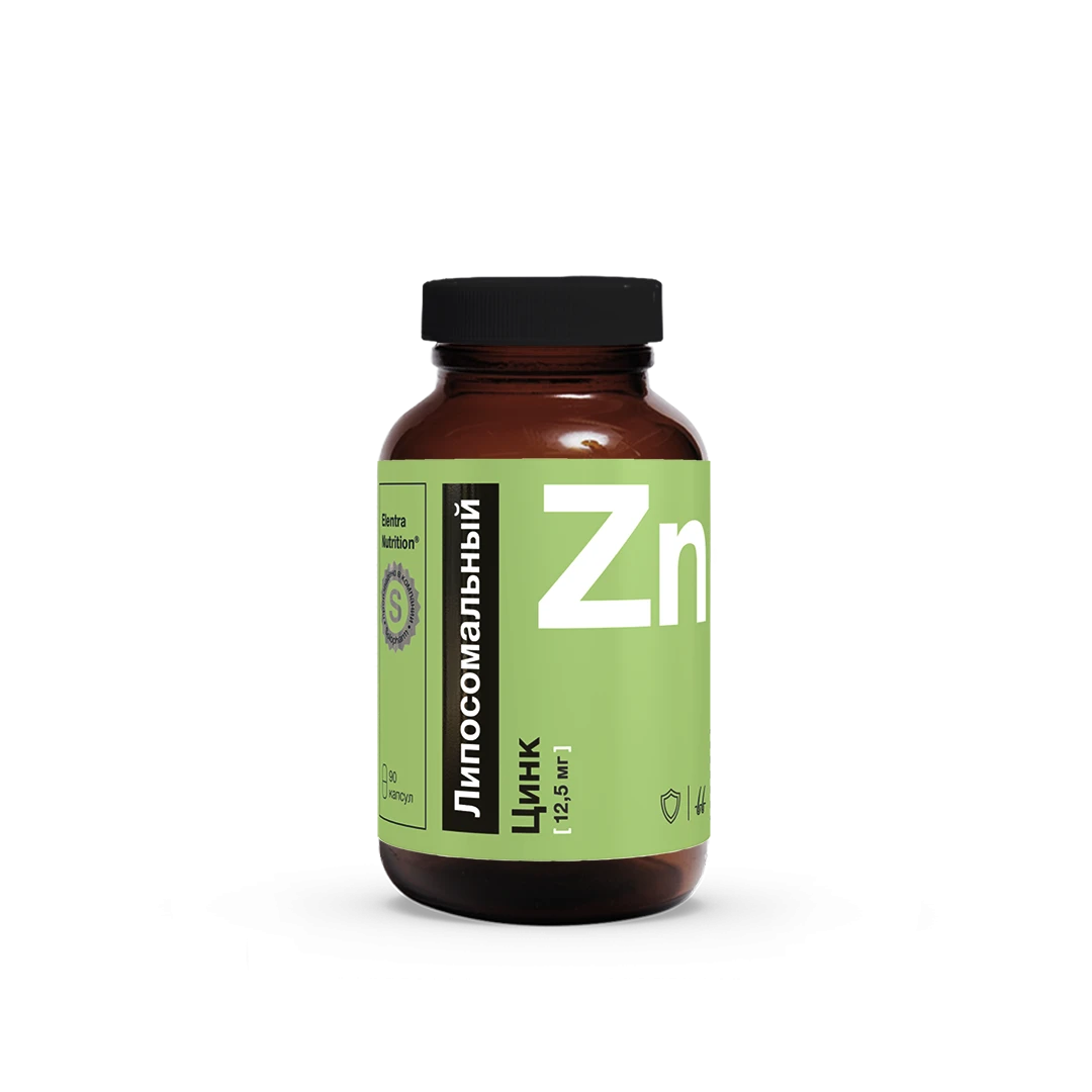 Фото Препарат Elentra Nutrition Липосомальный цинк Капсулы №60 - Solopharm