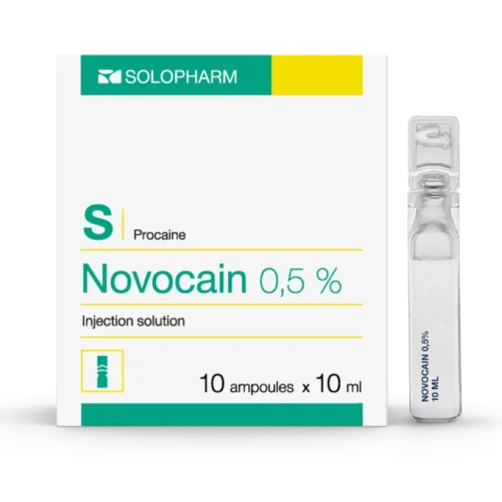 Photo Product Novocaine 0.5% Ampoules 10 ml - Solopharm