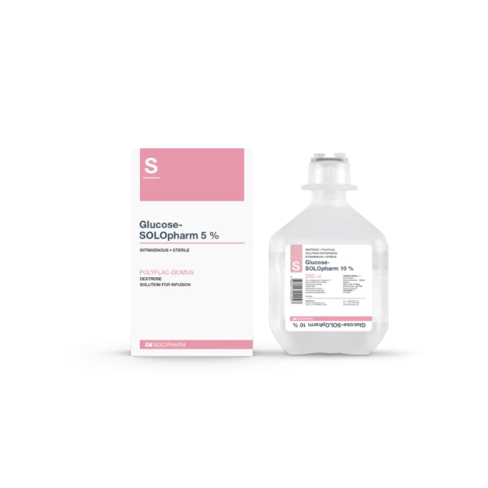 Photo Product Glucose-SOLOpharm 5% PoliFlac 200 ml - Solopharm