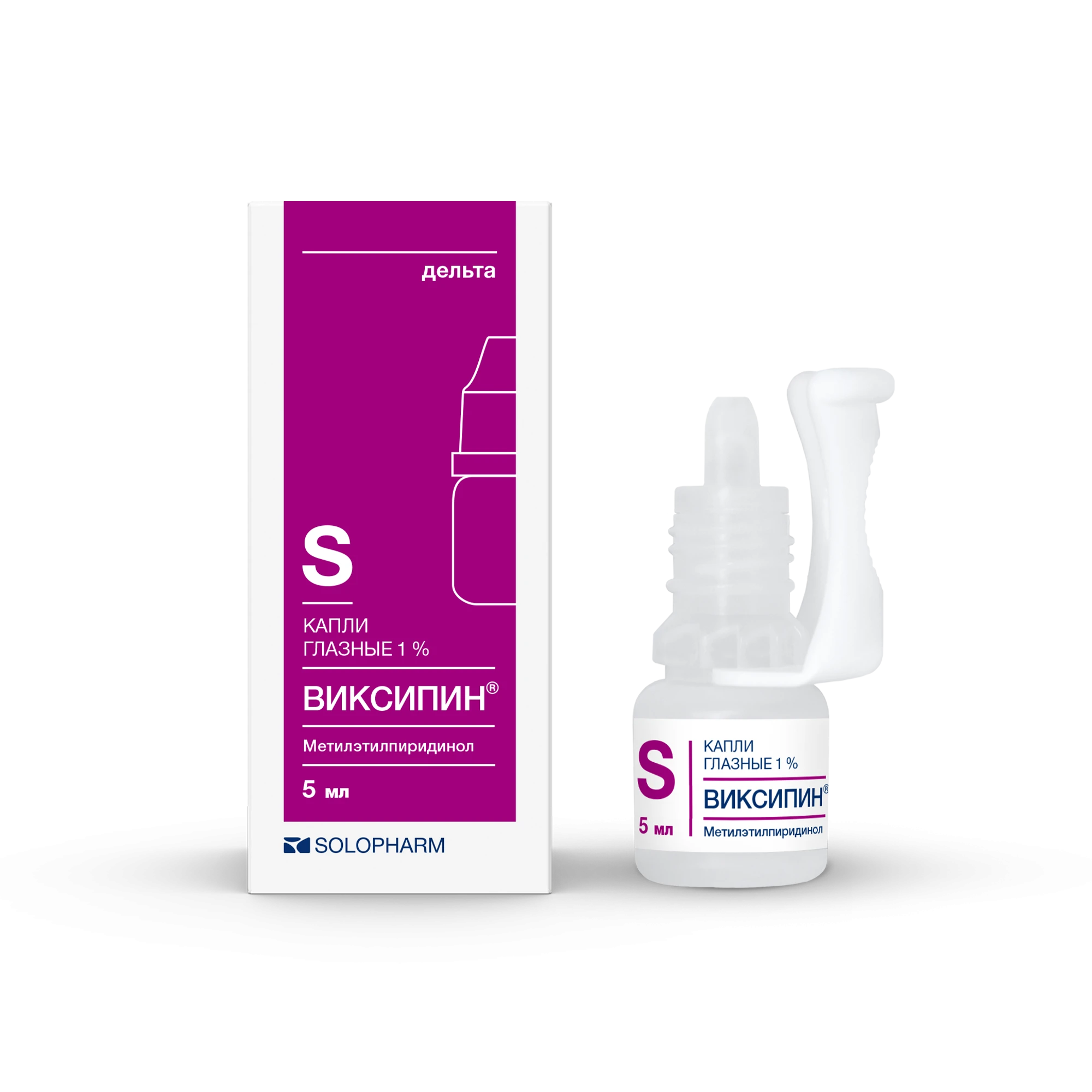 Фото Препарат Виксипин 1% Мультидоза со страйк упором 5 мл - Solopharm