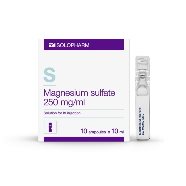 Photo Product Magnesium sulfate 250 mg/ml ampoules 10 ml - Solopharm