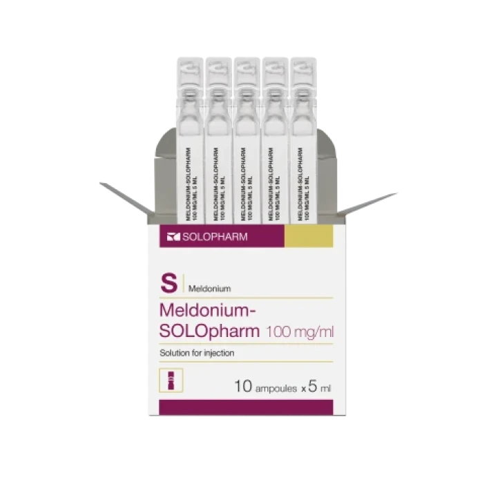 Photo Product Meldonium-SOLOpharm 100 mg/ml ampoules 5 ml - Solopharm