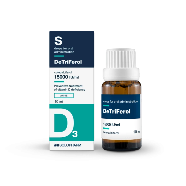 Photo Product Detriferol anis 15000 IU/ml 10 ml drops - Solopharm