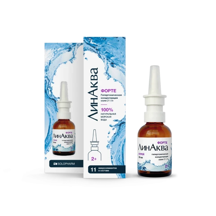 Photo Product LinAqua forte 2.1% 30 ml spray - Solopharm
