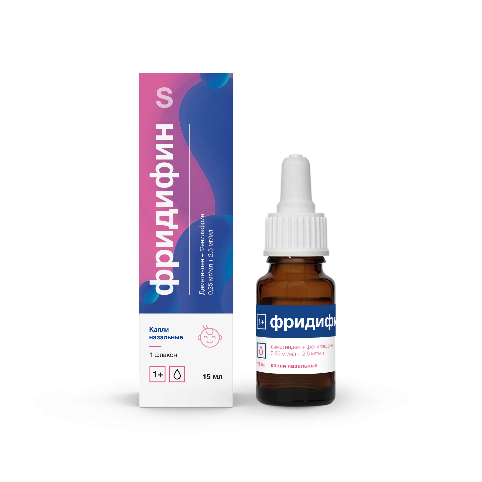 Фото Препарат Фридифин Капли 1+ - Solopharm