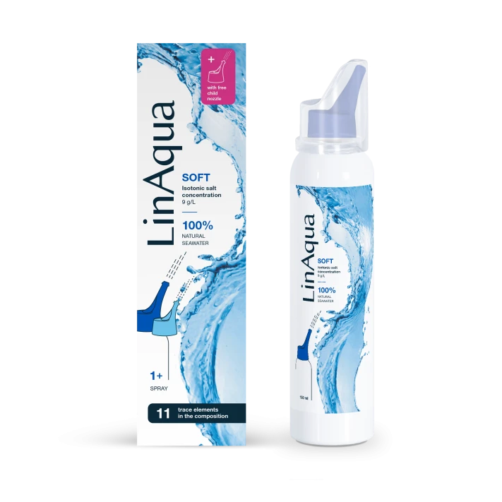 Photo Product LinAqua soft 0.9% 150 ml spray - Solopharm