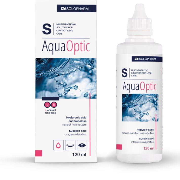 Photo Product AquaOptic 120 ml plastic bottle - Solopharm