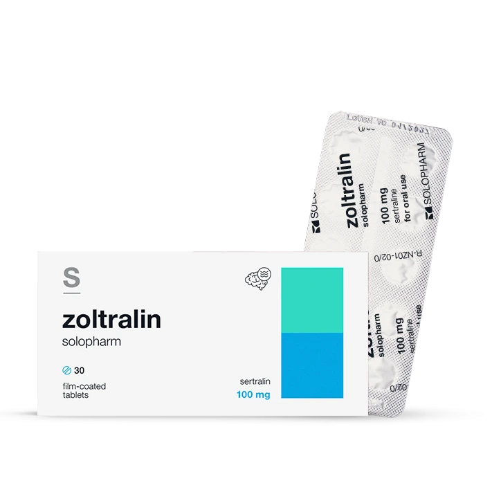 Photo Product Zoltralin Tablets 100 mg №30 - Solopharm