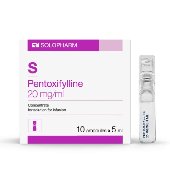 Photo Product Pentoxifylline 20 mg/ml ampoules 5 ml - Solopharm