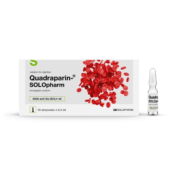 Photo Product Quadraparin-SOLOpharm 4,000 anti-Xa IU ampule - Solopharm
