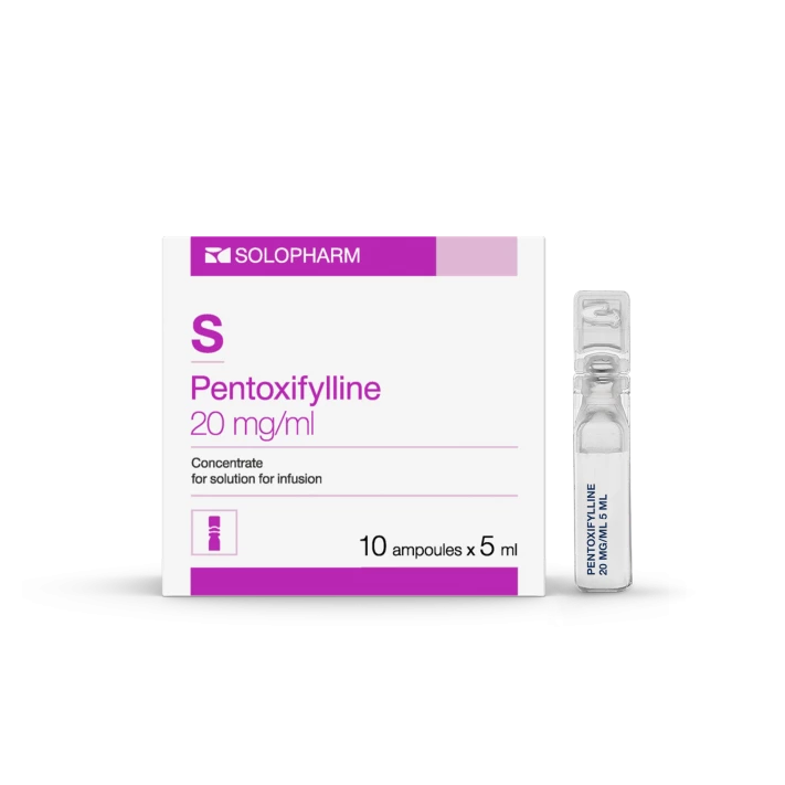 Photo Product Pentoxifylline 20 mg/ml ampoules 5 ml - Solopharm