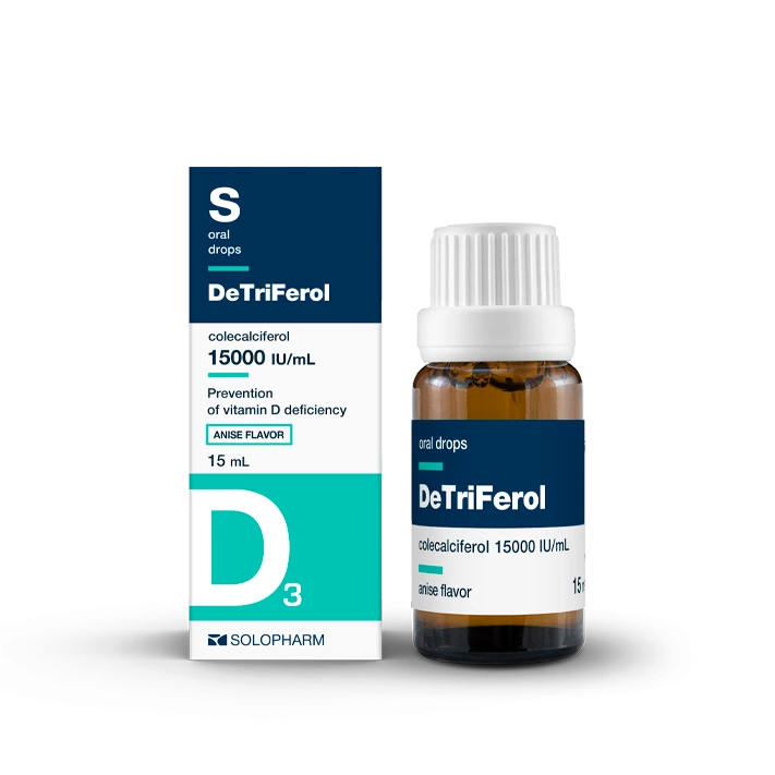 Photo Product DeTriFerol Anise flavour drops - Solopharm