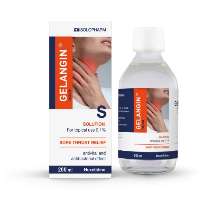 Photo Product Gelangin® Nova 0.1% 200 ml solution - Solopharm