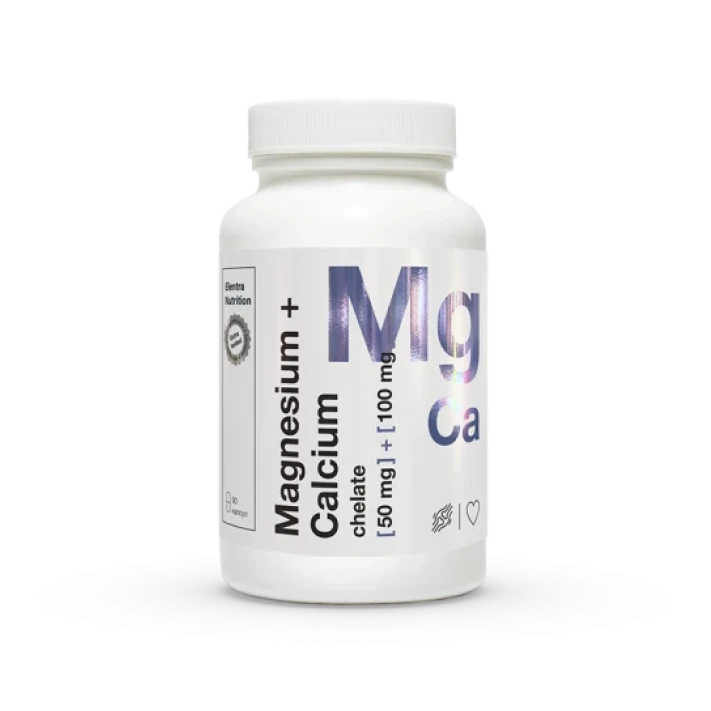 Photo Product Elentra Nutrition Magnesium and Calcium Chelate Capsules №90 - Solopharm