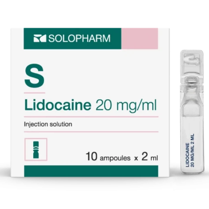 Photo Product Lidocaine 20 mg/ml ampoules 2 ml - Solopharm